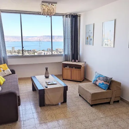 1Bdrm Apt With Panoramic View Of Sea And Mountains Tiberias Exterior photo